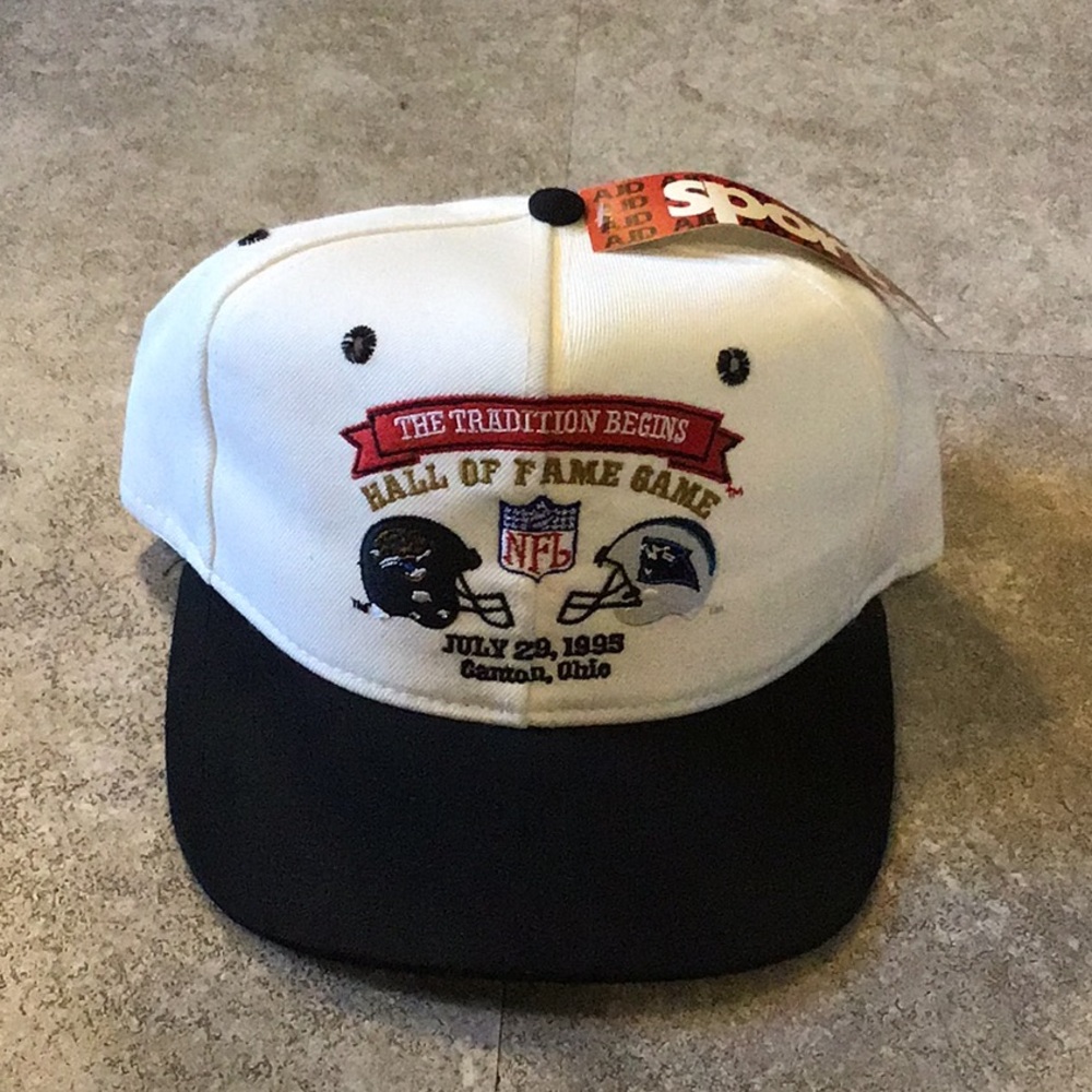 1995 NFL Hall of Fame game Jaguars vs Panthers baseball cap new vintage